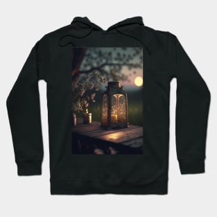 If nature was a candle - Vintage candle light on a picnic table Hoodie